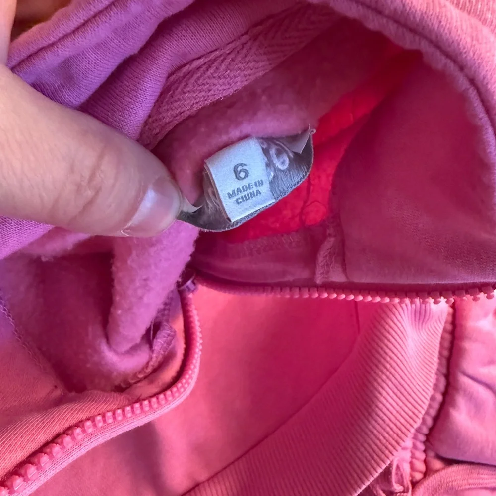 btween Pink Sweatshirt & Joggers Set with Red Heart Trim - Picture 5 of 7